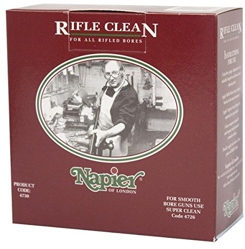 Napier Rifle Cleaning Kit with Wire Brush and Solvents