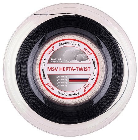 MSV Hepta Twist 200m 1.15mm schwarz