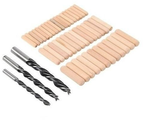 DOWEL & BIT SET 47PCE 6 8 10 MM POWER TOOL ACCESSORIES DIY P132