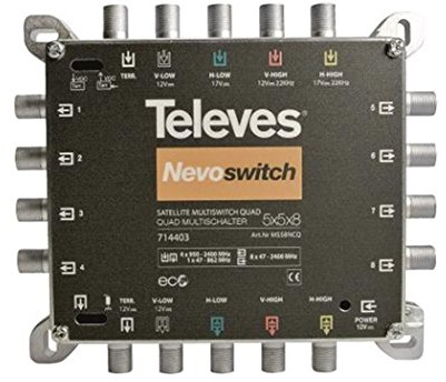 TELEVES MS58NCQ Multischalter NEVO mit NT ABAKUS