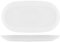 Officine Standard Oslo Piatto Formaggio, Ovale, Porcellana, Bianco, 22 cm