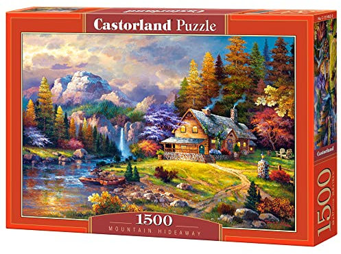 Castorland C151462 Hobby Panoramic Mountain Hideaway Jigsaw Puzzle, 1500 Pieces Set, Multicolour