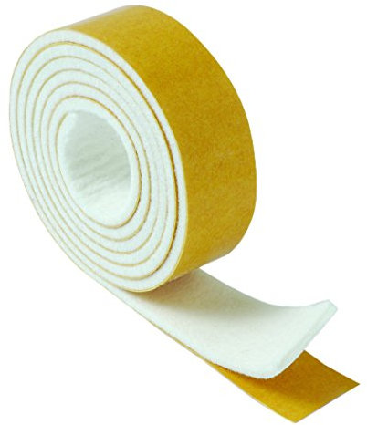 BRINOX – deslizadores en feutrine, blanc, B62720B