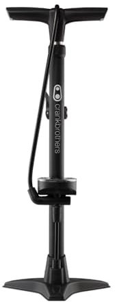 Crank Brothers Gem - Pompa da pavimento, con base stampata, colore: Nero