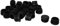 sourcing map 32Stk Pfostenkappe Lamellenstopfen 25mm 1OD Plastik Schlauch Rohr Abdeckkappe 0,87-0,94 i.D. Metall Beine