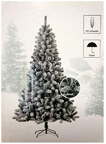Silverton Weihnachtsbaum 155 cm/D 88 cm - schneebedeckt mit Standfuß