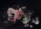 wandmotiv24 Fototapete Blumen Rosa Nebel, XL 350 x 245 cm - 7 Teile, Wanddeko, Wandbild, Wandtapete, Pflanzen Blüten M5870