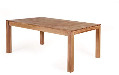 expendio Esstisch Karlo 2XL Eiche Natur geölt 160(260) x90 cm Massivholz Ausziehtisch Massivholztisch Esszimmertisch