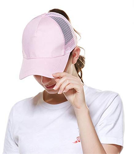 Basecap Damen Kappe Sommer aus Mesh Pferdeschwanz Cap Baseballmütze Schnell Trocknend | Atmungsaktiv | Leichte Sonnenschutz Kappe Verstellbare Baseball Cap Damen Freizeit Kappe
