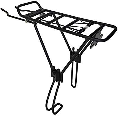 INION Fahrrad Gepäckträger mit federklappe Rücklicht-/Reflektoraufnahme H042 (CR08)