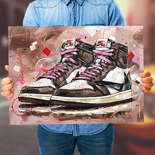 Kunstdruck Sneaker, 50 x 70 cm, ungerahmt