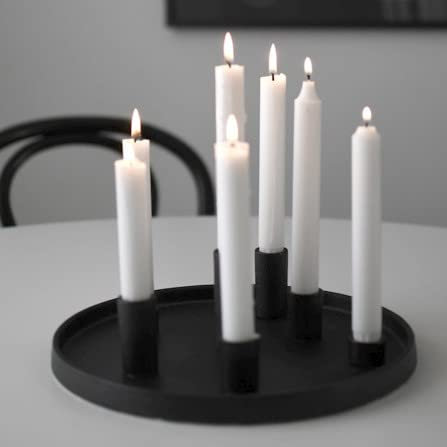 Storefactory [W] [W2310] LINGSBERG Glossy Black Candle Plate