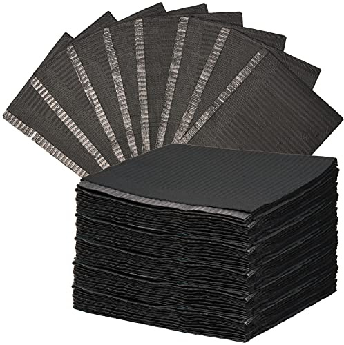 MFUOE 60 Black Waterproof Tattoo Table Mats Disposable Tattoo Bibs
