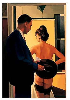 MOIT Jack Vettriano Art 20 Canvas Poster Wall Art Decor Print Picture Paintings for Living Room Bedroom Decoration Unframe-style 12x18inch(30x45cm)