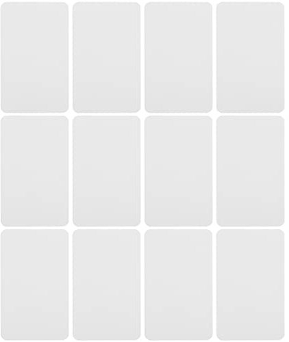 VANZACK 100stücke Leere Spielkarten Zum Selbstgestalten Doppelseitig Beschreibbar Weiße Blanko-karten Für Diy Notizen Memo Grußkarten Din Pokerkarten Praktische Graffiti Karten Für Schüler