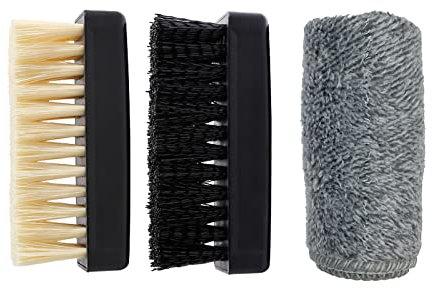 JMSHTGU Cleaning Shoe Essential Professional Cleaning Shoe Brush Plastic Soft Brush Hard Brush Household Cleaning Set Shoe Care Leather Care Shoe Brush for Cleaning (Essential kit)