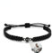 jifu Personalisiertes Projektions Armband für Damen Herren, Maßgeschneidertes mit Bild im Stein, Armband Foto (Black BK,One size)
