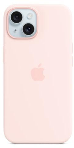 Apple Custodia MagSafe in silicone per iPhone 15 - Rosa confetto 