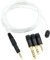 Yaowanguan Symmetrisches Kabel mit 4.4mm,2.5mm,3.5mm Adapter für Audio-Technica ATH-M50X,ATH-M40X,ATH-M70X Studio Kopfhörer,M50X/M40X/M70X 3 in 1 Versilberte Ersatz-Upgrade-Drähte