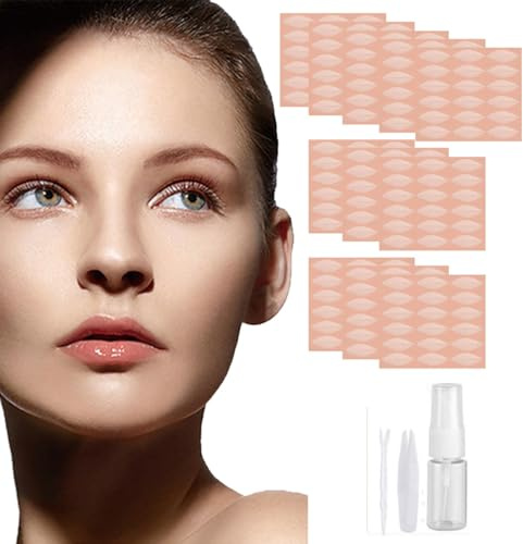 Eyelid tape about Schlupflider stripes unsichtbar augenlidflicken 396 blätter transparent wasserdicht doppellidflicken lifting der augenlider(XL code)