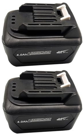 CYDZ® 4.0 Ah BL1040B BL1041B Batterie de Rechange pour Makita BL1040 BL1020B, Compatible avec Les Outils électriques 10.8V - 12V CXT DF031D DF0331D TD110D JR103D JR105D HSS01D HP332D, 2 pièces