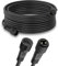 Dalugo 10M/33Ft IP65 Waterproof Outdoor Festoon Lights Extension Lead Wire - 2 Pin Anti-corrosion Black Extension Cable for G40 Globe and Solar String Lights