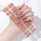 22PCS Nagelfolie Selbstklebend - Nagelaufkleber, Nail Art Aufkleber Maniküre Schöne DIY Dekoration, Nagellackstreifen für Fingernägel - Nagelsticker für die perfekte Maniküre Zuhause (Nude)