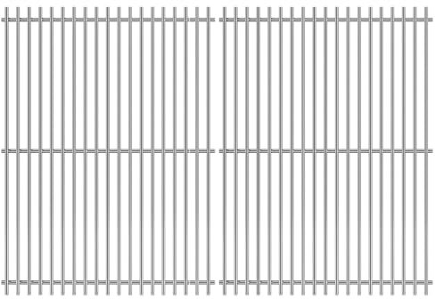 47,6 cm Grillroste für Weber Genesis II 300 und Genesis II LX 300 Series Gasgrills, Genesis II E&S 310 315 320 325 340, Edelstahl Grillrost Ersatzteile für Weber 66095 84136