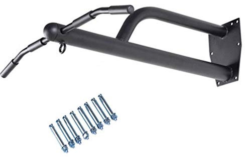 Wandhalterung für schweren Boxsack, mit Klimmzugstange, 2-in-1-Boxsandsack-Aufhänger mit Klimmzugstange für Klimmzugübungen, Metall-Aufhängeregal, 2 Größen (Farbe: Schwarz, Größe: 83 cm) (Sc
