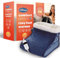 Silentnight Electric Foot Warmer for Cold Feet - Heated Foot Warmer with 3 Heat Settings, Super Soft Teddy Fleece Machine Washable Lining, and Overheat Protection - Warm Cosy - Navy Blue