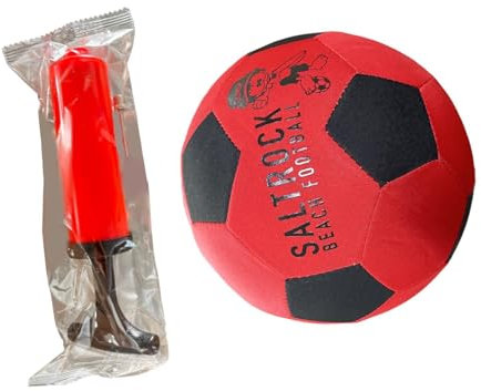 Dickly Strandfußball, Strandfußball, Größe 5, Standard-Fußball, Strandball mit Luftpumpe für Spiele im Garten von Teenagern