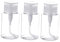 DECOMELODY 3St Flasche drücken kosmetikbehälter druckflasche travel size bottles lichterflaschen liquid flasche Kosmetikflasche Seifenspender hydro leere Flasche Reisebehälter Haustier Weiß