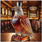 JXCCA Verre A Whisky, Bouteille de Whisky, Carafe de Whisky Personnalisée, Adapté Au Bar à Domicile, Affichage de Bureau, Adapté en Tant Que Cadeaux de Vacances ou Commerciaux, 350 ML