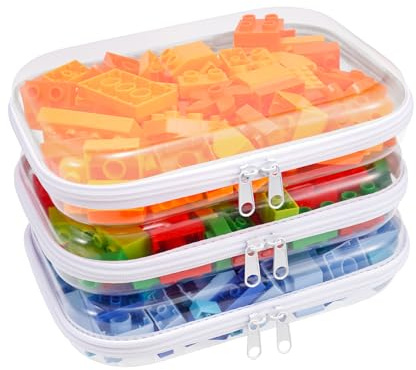 Aufbewahrungsbox Mit Deckel,Durchsichtige Tasche,Clear Bag,Spielzeugtasche Für Unterwegs,Hardcase Kulturbeutel,wasserdichte Medikamenten Aufbewahrungstasche und Organisation