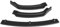 Pare-Chocs Avant Voiture pour BMW Série 3 F30 F35 2016-2019 ABS Voiture Pare-Chocs Avant Splitter Lame Spoiler Diffuseur Protection Kit Carrosserie Spoiler Pare-Choc Avant(Matte Black)