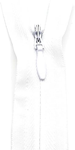 Reißverschluss Nahtverdeckt 22cm / 40 cm / 60 cm (501 Weiß, 40 cm)