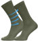 TODO Aero Rennrad Socken Herren Grün. Atmungsaktive Fahrradsocken Herren. Elastisch Radsocken Khaki für Männer (Serpente ZIE 43-46)
