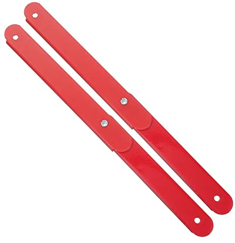 Leiterscharnier Rot Aluminiumlegierung 2 Stück, für Klappleitern | Bau und Renovierung, 31cm Lochabstand, Schnellverschluss Stifte, Stabilisiert Klappbare Aluminiumleitern