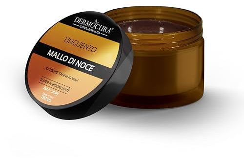 Dermocura Unguento Abbronzante Estremo Crema Acceleratore Abbronzante Rapida, Attivatore Abbronzatura Abbronzante Corpo Mallo di Noce - Crema Abbronzante Corpo Abbronzatura Forte e Duratura 150 ml