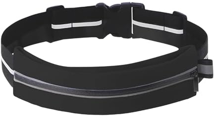 ALLY-MAGIC Running Belt, Laufgürtel, Schlanker Laufgürtel Running Belt zum Joggen Lauftasche Läufer Gürteltasche für Frauen und Männer passend für alle Smartphones E23-HSYD