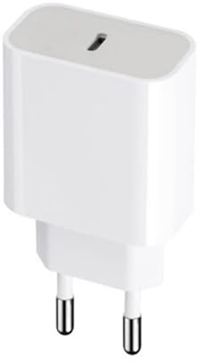 Chargeur USB-C 20W Compact, Charge Rapide PD | Compatible iPhone 17 16 15 14 13, Galaxy S26 S25 A56, Pixel 10 9, Xiaomi 17 15T, Doro A20
