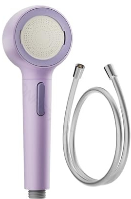 Shower Head 2 Modes High Pressure Heads With Handheld Detachable Filtered Showerhead Bathroom Accessories(Purple-B2)