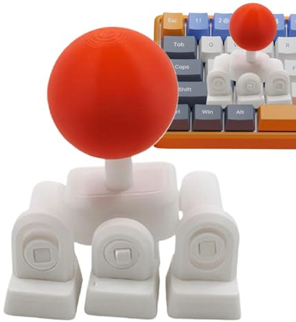 Arcade Joystick Keycaps - 3D Printed Keyboard Joystick Keycap, Mechanical Arcade Stick Adapter For WASD, Custom 4-Way Control Lever For PC gamings, Esports Tournament Competition Practice