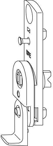 WINKHAUS Fehlschaltsicherung FSA.13, für 13 mm Versatz, silber