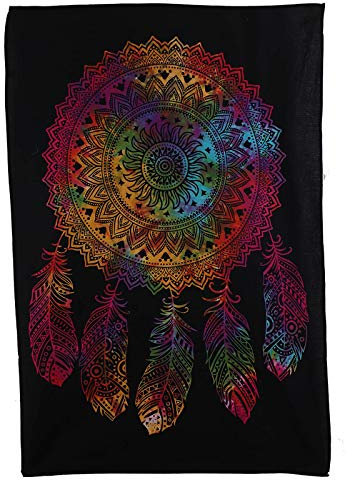 Kunst und Magie Wandbehang Dreamcatcher Poster Traumfänger ca.105 x 73 cm Dekotuch