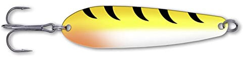 Zebco Premium Trophy Z-Flat Slim Löffel Blinker-Angelköder für Allround Raubfisch-Angeln Angel-zubehör, Perch, 15 g