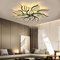 Moderne LED Deckenleuchte Dimmbar - 115W Wohnzimmerlampe Deckenlampe Schlafzimmer mit Fernbedienung Lichtfarbe Helligkeit Farbwechsel - Schwarz Deckenbeleuchtung Lampe Dimming Innenbeleuchtung