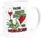 MoonWorks® Kaffee-Tasse Grinch Anti Weihnachten lustig Kaffeebecher Spruch Frohe Arschnachten ihr Weinlöcher weiß standard