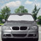 S SUMEX Parasol de Coche Ecologico para Cristal Delantero Talla XL 140 x 80 cm con Material Reciclabe con un Aislamiento Color Blanco