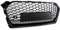 Kühlergrill Grill Wabendesign hochglanz Schwarz + Trichter kompatibel für Audi A5 B9 F5 ab 2016 kein RS5 DM Autoteile 4335